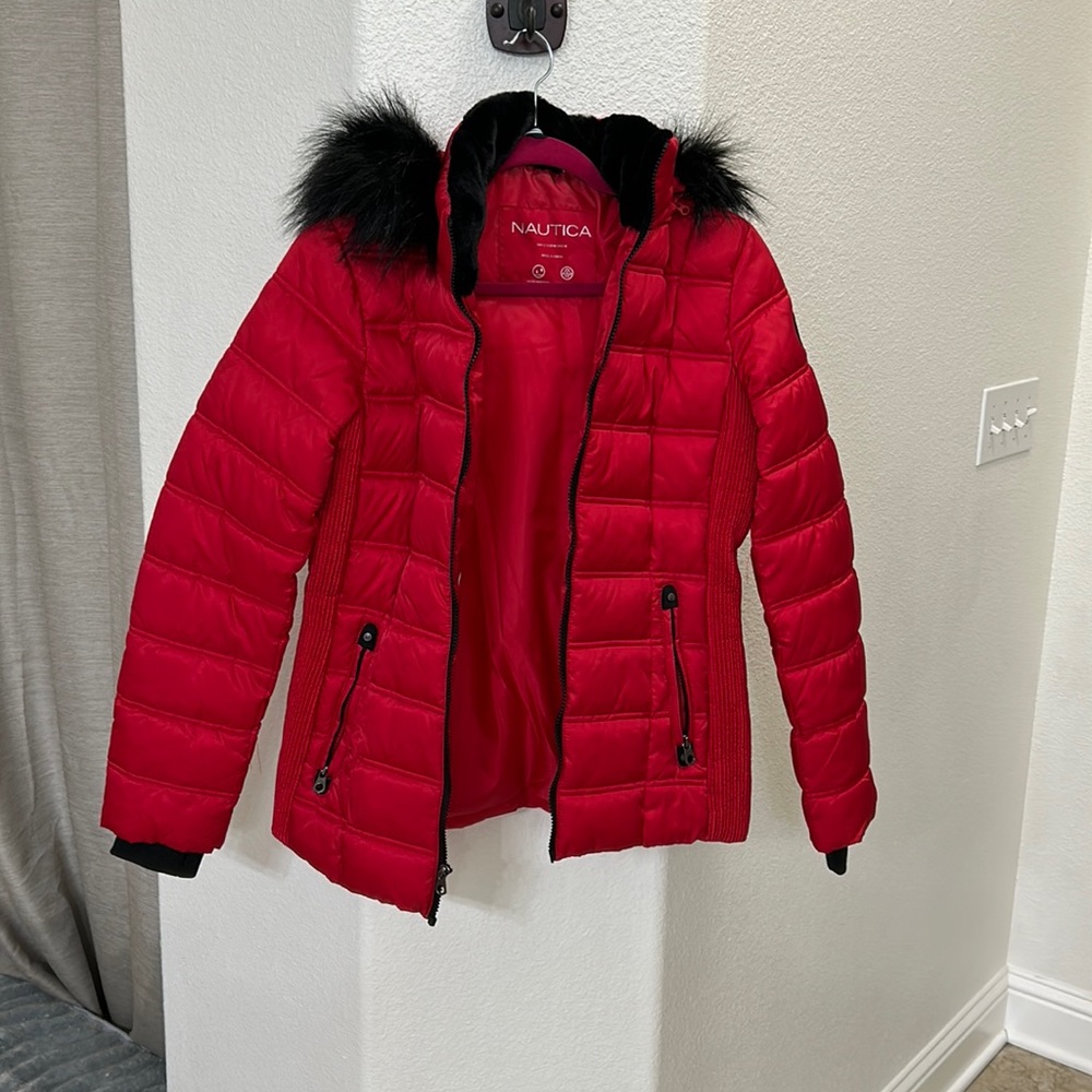 New Náutica red jacket